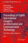 Proceedings of Eighth International Congress on Information and Communication Technology