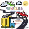 Vehicles Coloring Book for Toddlers