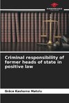 Criminal responsibility of former heads of state in positive law