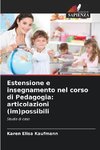 Estensione e insegnamento nel corso di Pedagogia: articolazioni (im)possibili