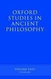 Oxford Studies in Ancient Philosophy