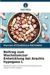 Beitrag zum Wachstum/zur Entwicklung bei Arachis hypogaea L