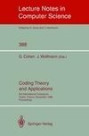 Coding Theory and Applications