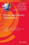 Privacy and Identity Management