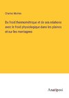 Du froid thermométrique et de ses relations avec le froid physiologique dans les plaines et sur les montagnes