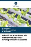 Häusliche Abwässer als Nährstoffquelle für hydroponische Systeme