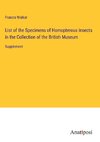 List of the Specimens of Homopterous Insects in the Collection of the British Museum