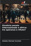 Giustizia penale internazionale e Africa: tra speranza e rifiuto?