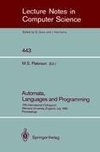 Automata, Languages and Programming