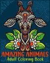 Amazing Animals Adult Coloring Book