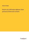 Histoire de la littérature indienne; Cours professé à l'Université de Berlin