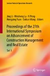 Proceedings of the 27th International Symposium on Advancement of Construction Management and Real Estate