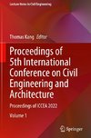 Proceedings of 5th International Conference on Civil Engineering and Architecture