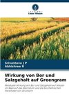 Wirkung von Bor und Salzgehalt auf Greengram