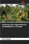 Itinerary for agricultural availability in Congo