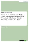 Causes of Low Enrolment in the English Degree Programs at Liberian Universities. A Case Study at the African Methodist Episcopal University (2013¿2018)