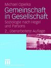 Gemeinschaft in Gesellschaft