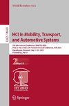 HCI in Mobility, Transport, and Automotive Systems