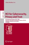 HCI for Cybersecurity, Privacy and Trust