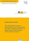 The Chima Fiefdom System in Kanem-Bornu and its Transformation into District Head Administration in British Borno, Northern Nigeria (19th and 20th Centuries)