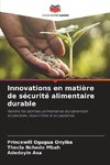 Innovations en matière de sécurité alimentaire durable