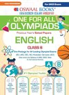 Oswaal One For All Olympiad Previous Years' Solved Papers, Class-6 English Book (For 2023 Exam)