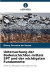 Untersuchung der Bodenschichten mittels SPT und der wichtigsten Fundamente