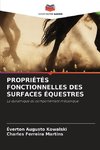 PROPRIÉTÉS FONCTIONNELLES DES SURFACES ÉQUESTRES