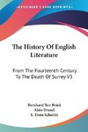 The History Of English Literature