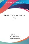 Poems Of John Donne V1