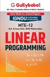 MTE-12 Linear Programming