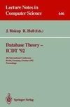 Database Theory - ICDT '92