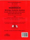 DürckheimRegister® HABERSACK (2023) Gesetze und §§