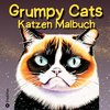 Grumpy Cats Katzen Malbuch für Erwachsene, Teens und Kinder  30 Ausmalbilder Lustige mürrische Katzen Lustiges Malbuch Entspannen Katzenliebhaber Mitmachbuch