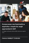 Conoscenza morfosintattica esplicita e implicita negli apprendenti DAF