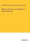 Répertoire historique et archéologique de l'Anjou; Anneé 1866