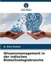 Wissensmanagement in der indischen Biotechnologiebranche