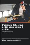 L'assenza del corpus delicti come causa di nullità