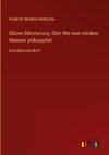 Götzen-Dämmerung; Oder Wie man mit dem Hammer philosophirt