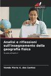 Analisi e riflessioni sull'insegnamento della geografia fisica