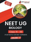 NEET UG Biology Class XI & XII (Vol 3) Topic-wise Notes | A Complete Preparation Study Notes with Solved MCQs