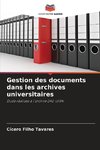 Gestion des documents dans les archives universitaires