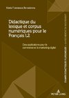 Didactique du lexique et corpus numériques pour le Français L2