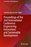 Proceedings of the 2nd International Conference Engineering Innovations and Sustainable Development