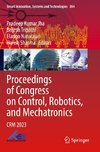 Proceedings of Congress on Control, Robotics, and Mechatronics