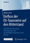 Einfluss der EU-Taxonomie auf den Mittelstand