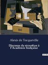 Discours de réception à l¿Académie française