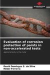 Evaluation of corrosion protection of paints in non-accelerated tests