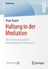 Haltung in der Mediation