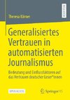 Generalisiertes Vertrauen in automatisierten Journalismus